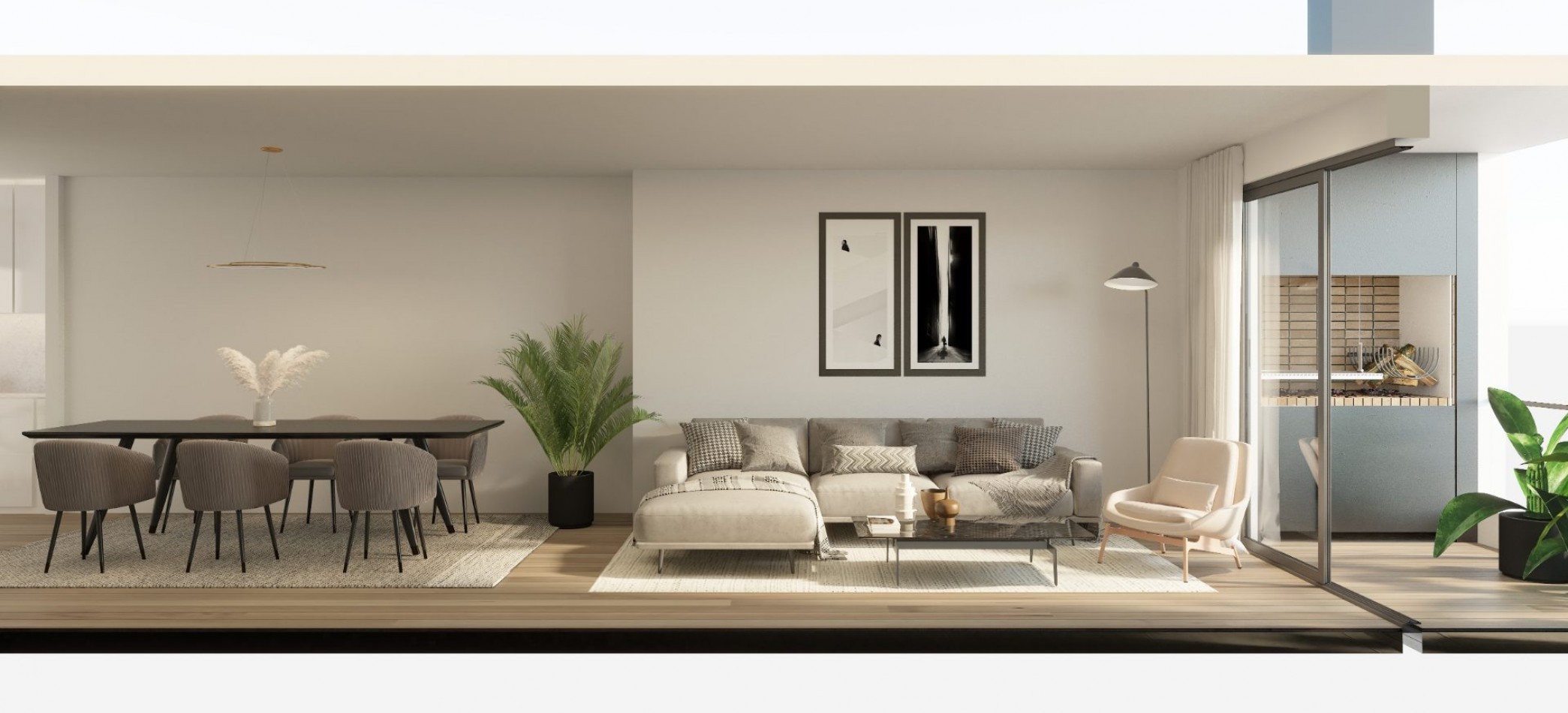 Departamento en venta de 3 ambientes con 2 dormitorios en suite . Emprendimiento DOME Palermo Boulevard - Cerviño