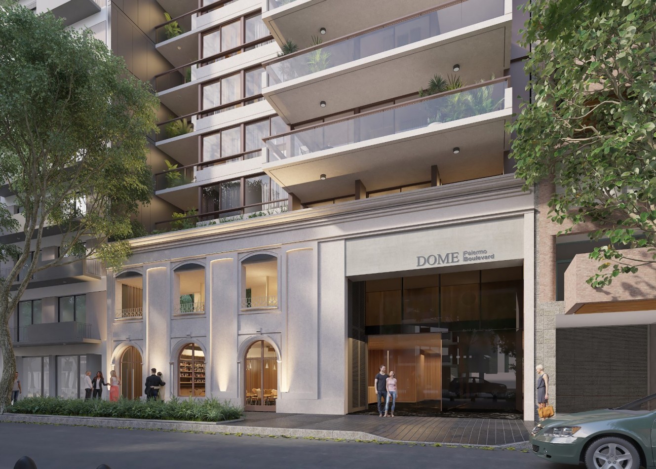 Departamento en venta de 3 ambientes. Emprendimiento DOME Palermo Boulevard - Cerviño