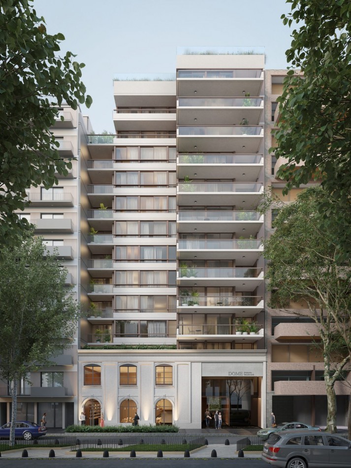 Departamento en venta de 3 ambientes. Emprendimiento DOME Palermo Boulevard - Cerviño
